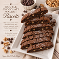 Double Chocolate Walnut Biscotti