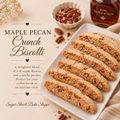 Maple Pecan Crunch Biscotti