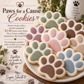Paws for a Cause Sugar Cookie