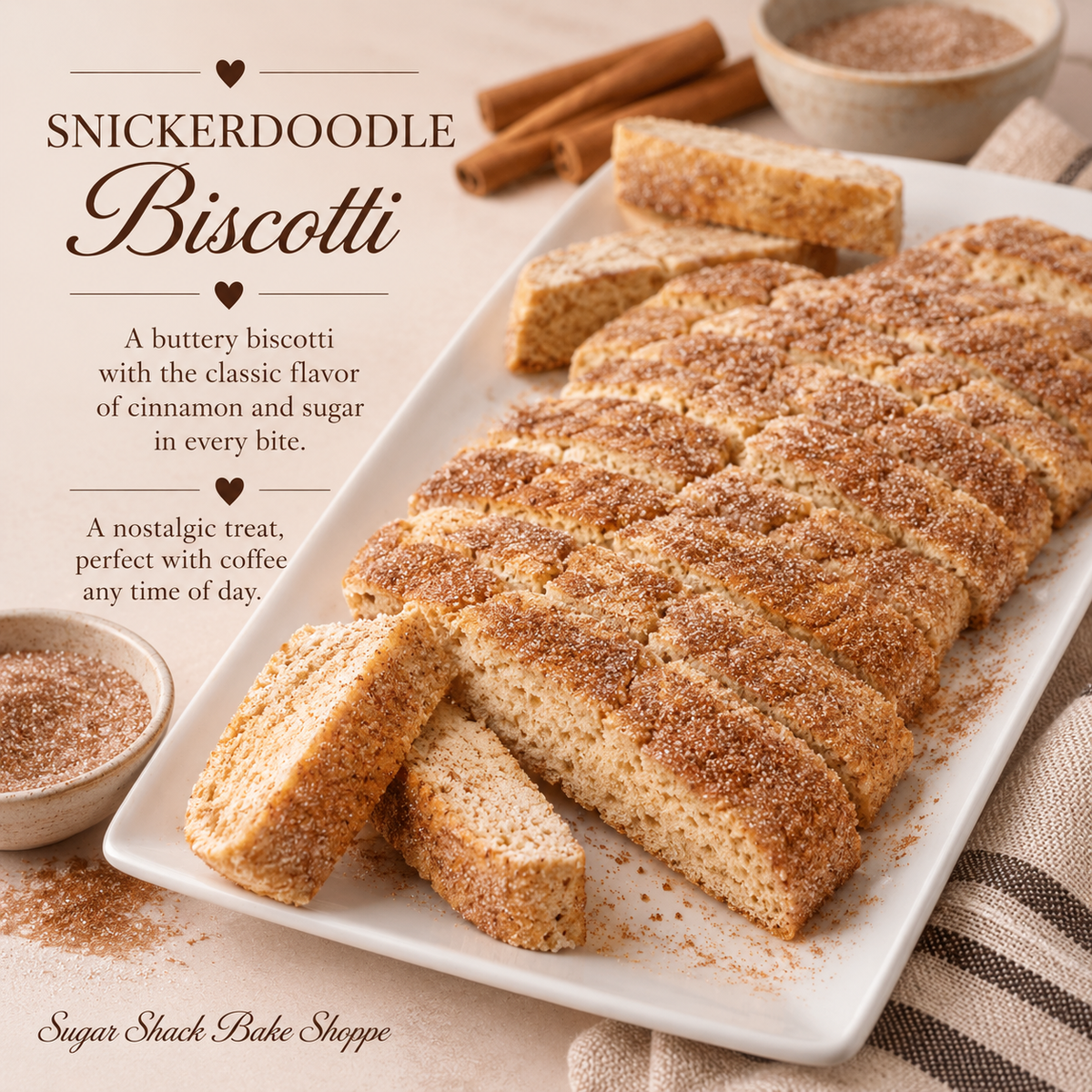 Snickerdoodle Biscotti